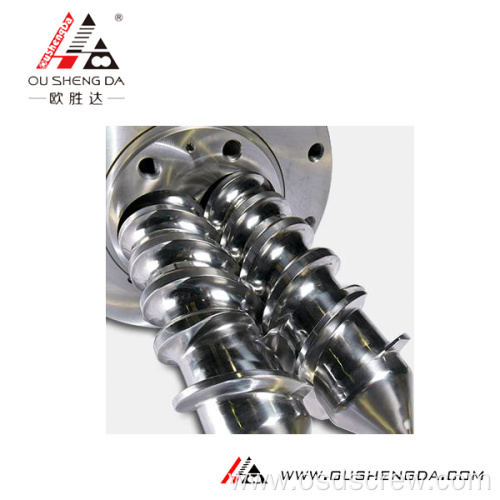 bimetallic nitride parallel twin screw and barrel for extruder machine high speed output